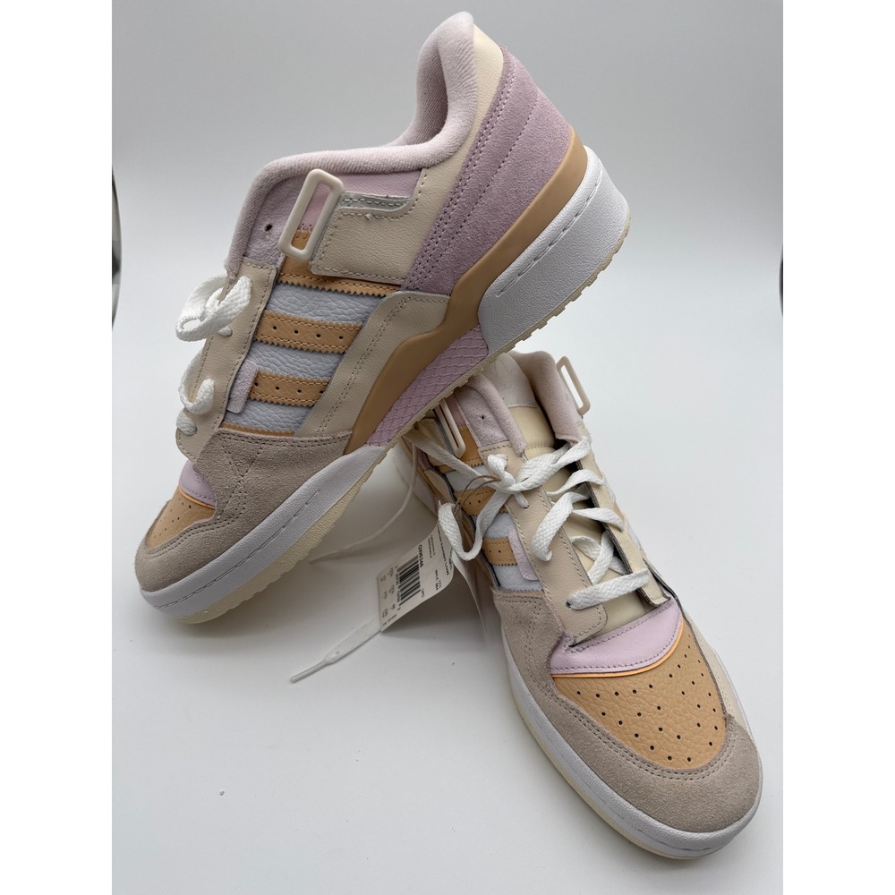 Adidas Originals Forum Exhibit Low Mens Shoes Wonder White Amber GW6346 Size 13 - Picture 8 of 9